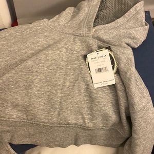 Free people cropped hoodie with tags
